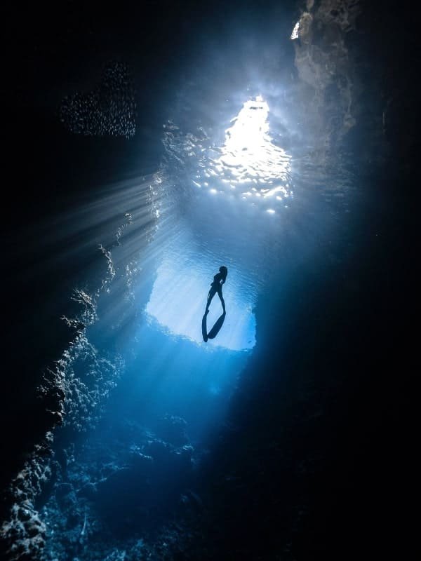 The Maldives dive site